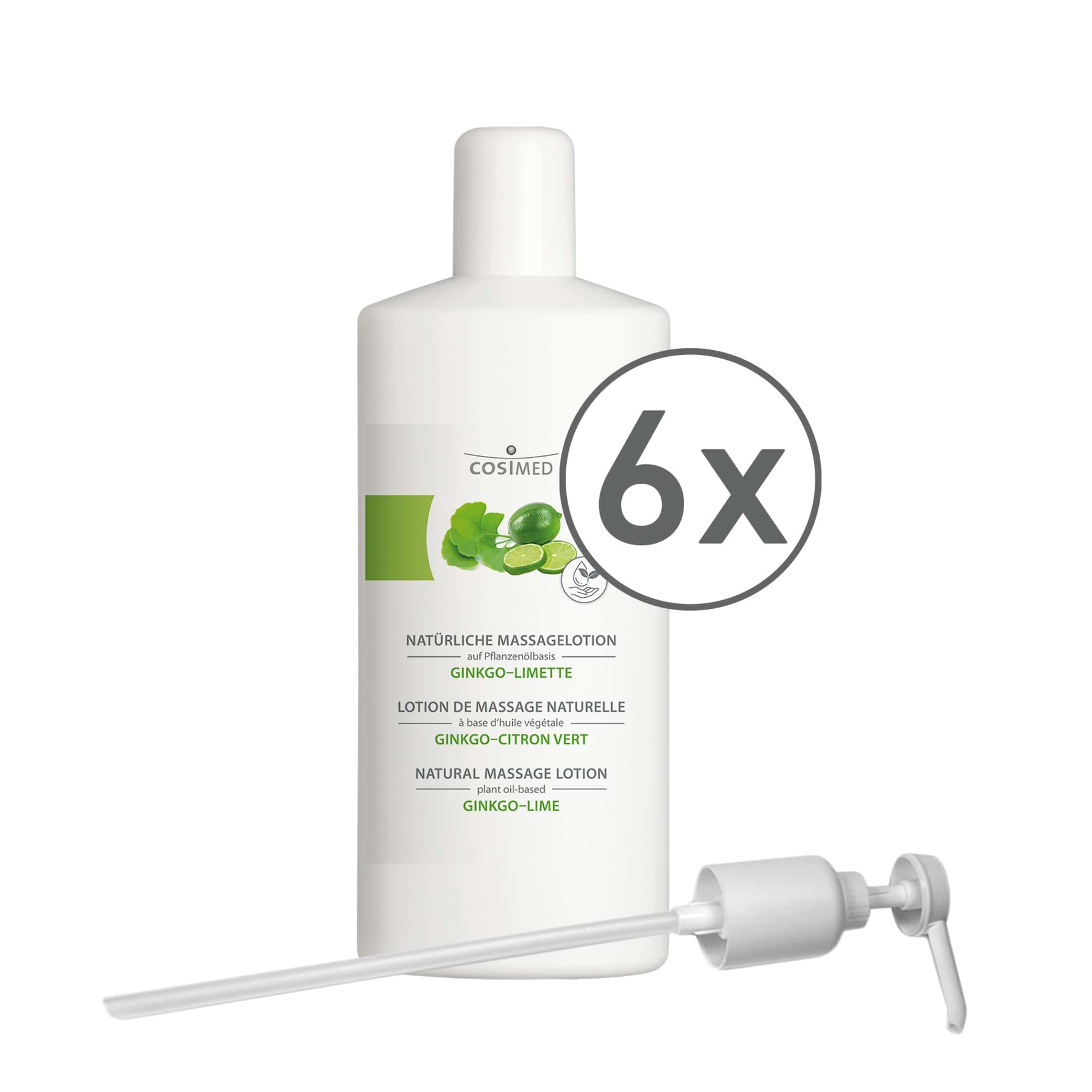 Natürliche Massagelotion Ginkgo-Limette, Bild 2